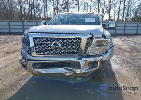 2017 Nissan Titan Xd Platinum Reserve Gas/S Gas/Sl Gas/Sv Gas z USA, uszkodzony, nr VIN 1N6AA1F22HN507199